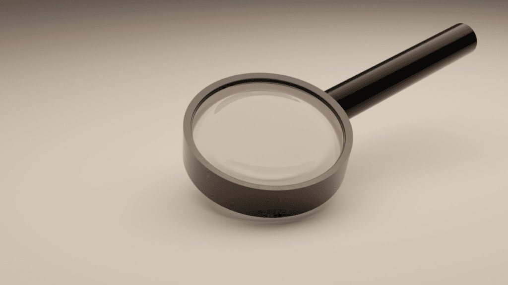 Lupa representando como escolher a câmara arbitral.